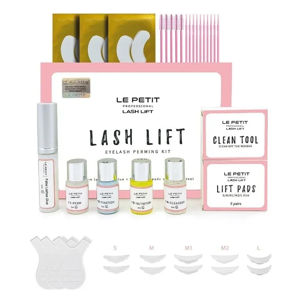 Le Petit Professional Lash Lift Kirpik Lifting Perma Full Set - Görsel 8