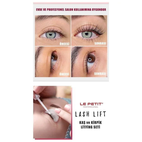 Le Petit Professional Lash Lift Kirpik Lifting Perma Full Set - Görsel 9