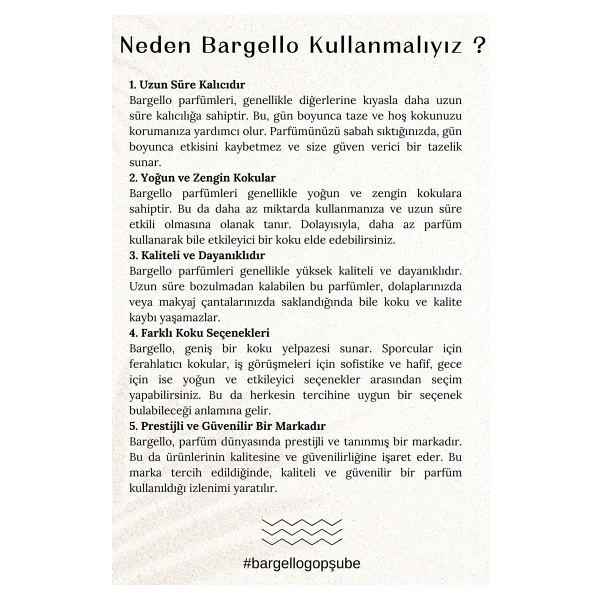 Bargello 561 Fresh EDP 50 ml Erkek Parfüm - Görsel 5