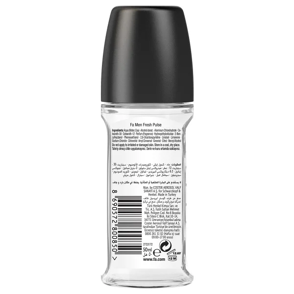 Fa Men Fresh Pulse 50 Ml Roll-On - Görsel 5