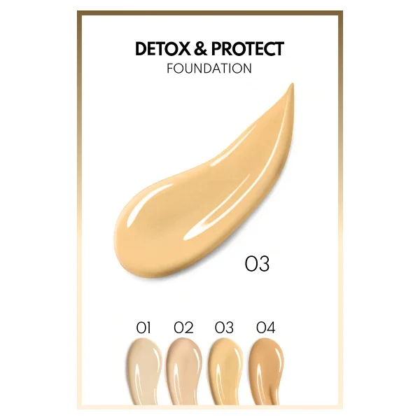 Note Detox & Protect Spf 15 03 Medium Beige 30 Ml Likit Fondöten - Görsel 8