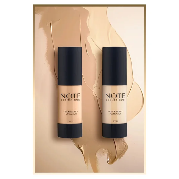 Note Detox & Protect Spf 15 03 Medium Beige 30 Ml Likit Fondöten - Görsel 10