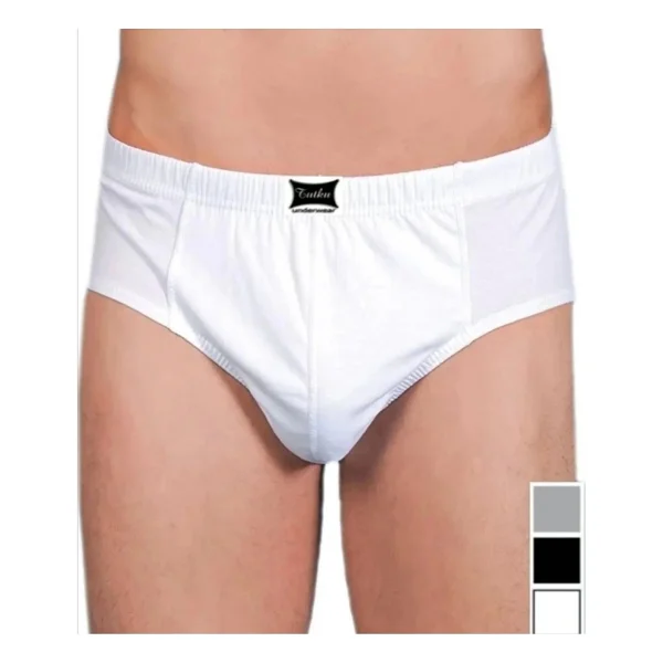 Tutku Erkek Slip Külot Beyaz 6 Lı Paket - Görsel 3