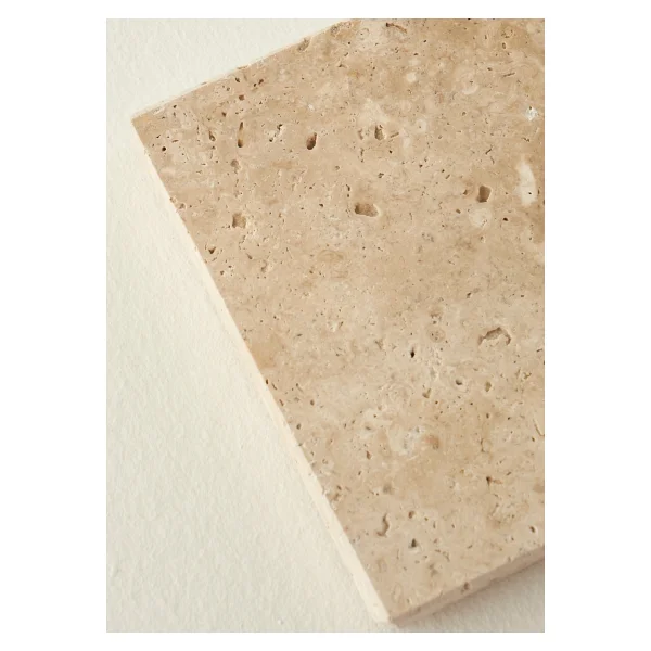Bella Maison Ephesus 4'lü Traverten Bardak Altlığı (10x10 Cm) - Görsel 2