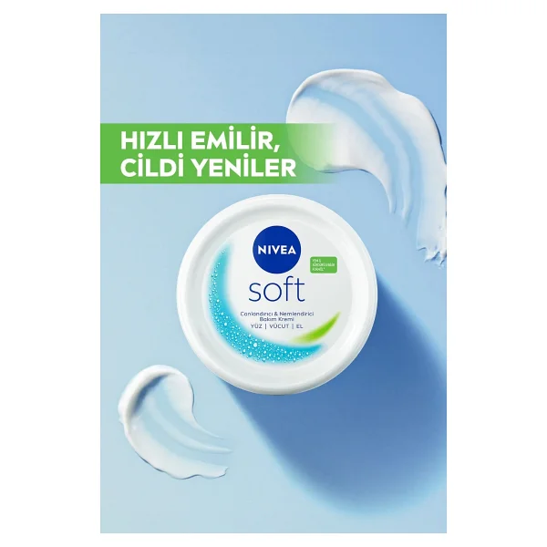 Nivea Soft Nemlendirici Bakım Kremi 200 Ml 2 Adet - Görsel 9