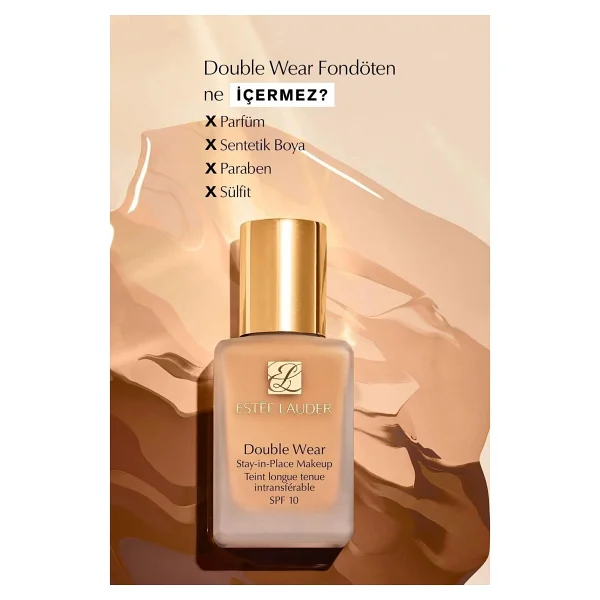 Estee Lauder Double Wear Stay İn Place Spf 10 2c1 Pure Beige 30 Ml Likit Fondöten - Görsel 7