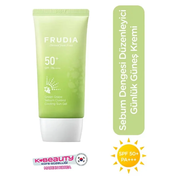 Frudia Green Grape Sebum Gözenek Kontrol Güneş Kremi Spf50 50gr - Görsel 3