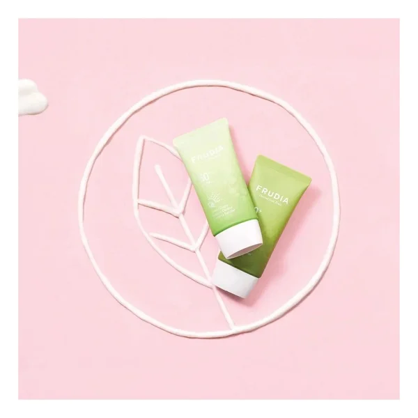 Frudia Green Grape Sebum Gözenek Kontrol Güneş Kremi Spf50 50gr - Görsel 6
