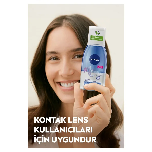 Nivea Me Make Up Expert Hassas Çift Fazlı 125 Ml 2 Adet Göz Makyaj Temizleme Suyu - Görsel 4
