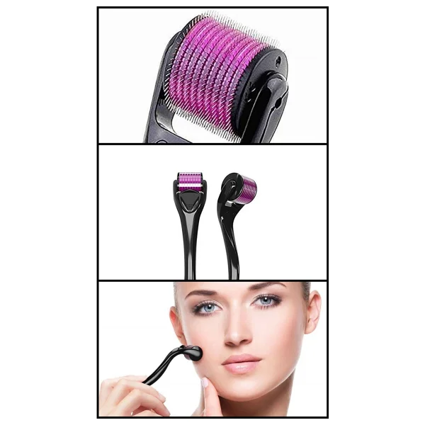 Pak Face Dermaroller Titanyum Uçlu 540 Iğneli Derma Roller 0.5 Mm - Siyah - Görsel 10