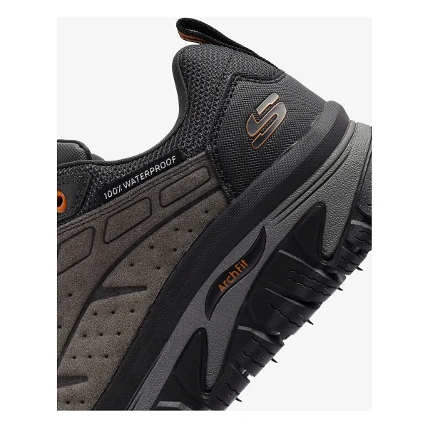 Skechers Arch Fit Road Walker 237688 Ccbk Gri Erkek Outdoor Ayakkabı - Görsel 8
