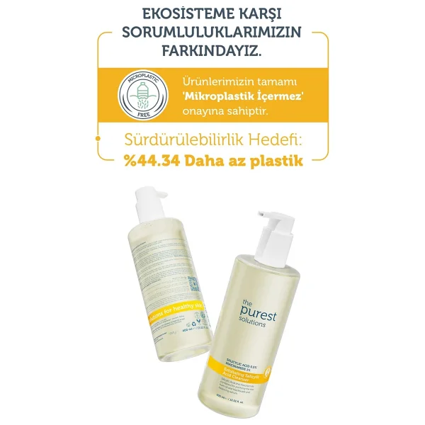 The Purest Solutions Exfoliating Salisilik Asit 400 Ml Yüz Temizleme Jeli - Görsel 8