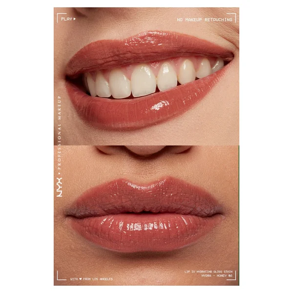 Nyx Professional Makeup Lip Iv Vitamin İçeren Tint 02 Hydra-Honey Dudak Parlatıcısı - Görsel 9
