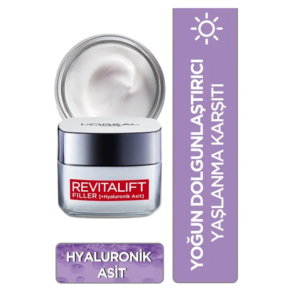 L'oreal Paris Revitalift Filler Yoğun Dolgunlaştırıcı 50 Ml Yaşlanma Karşıtı Gündüz Kremi - Görsel 2
