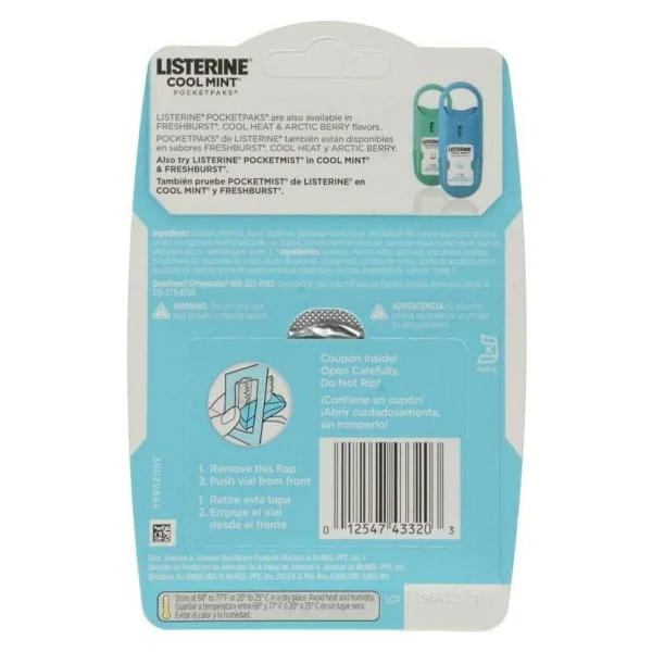 Listerine Cool Mint 72'li Nefes Tazeleyici Strip - Görsel 3