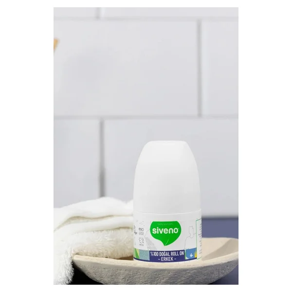Siveno %100 Doğal Beyazlatıcı 2 Adet 50 Ml Kadın Roll-On Deodorant - Görsel 8