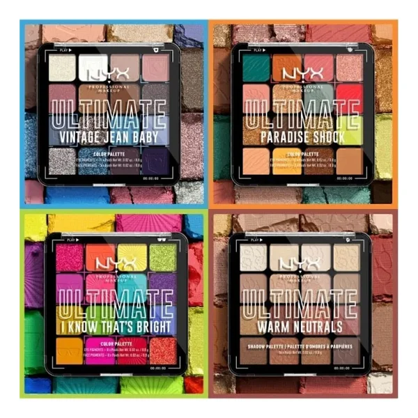 Nyx Professional Makeup Ultimate Shadow 01 Vintage Jean Baby Far Paleti - Görsel 9