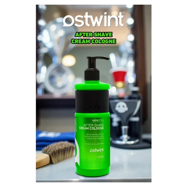 Ostwint Premium Green 400 Ml Tıraş Sonrası Krem Kolonya - Görsel 6