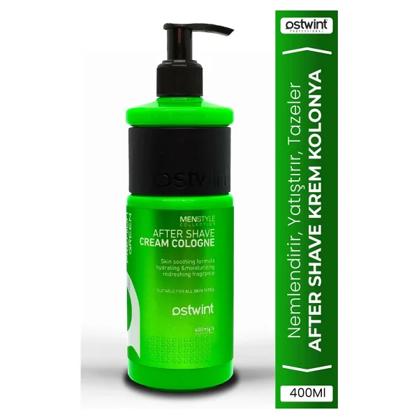 Ostwint Premium Green 400 Ml Tıraş Sonrası Krem Kolonya - Görsel 7