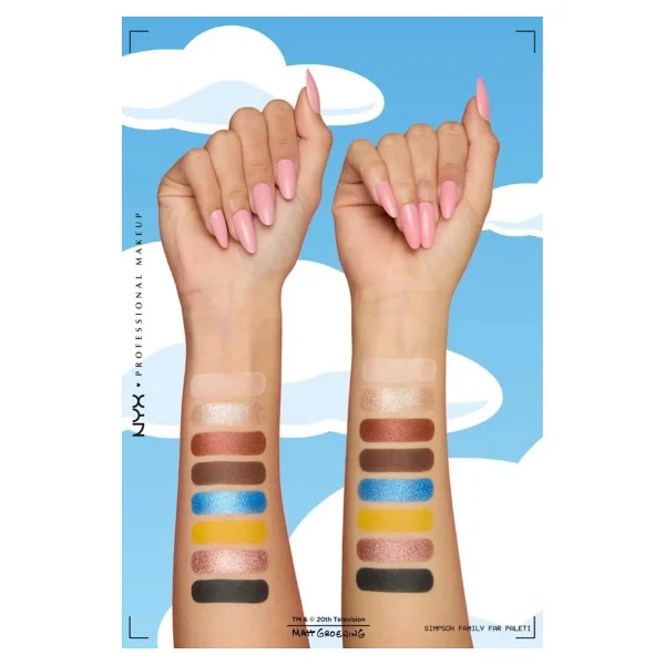 Nyx Professional Makeup Simpsons Koleksiyonu Simpsons Family Renkli Far Paleti - Görsel 8