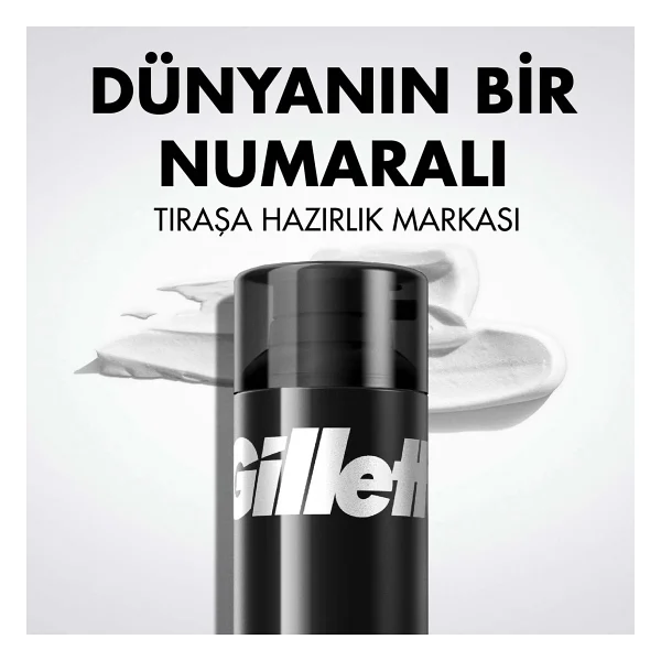 Gillette Hassas 200 ml Tıraş Köpüğü Cilt Koruyucu Özellikleri ile Ferahlatıcı Etki - Görsel 5
