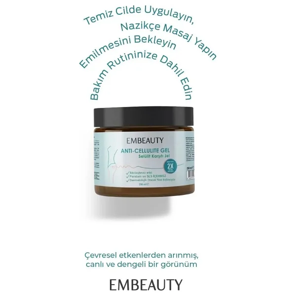 Embeauty İnceltici Sıkılaştırıcı 250 Ml Selülit Kremi - Görsel 9