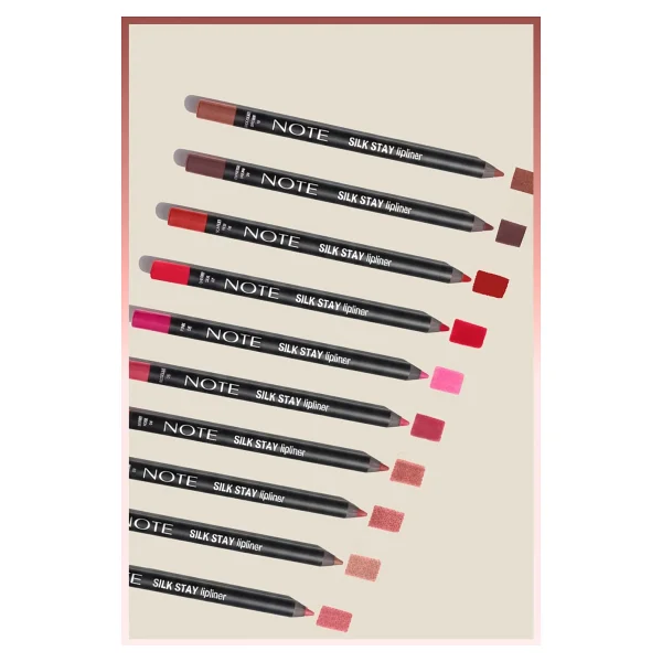 Note Cosmetique Silk Stay Waterproof 04 Berry Rose Dudak Kalemi - Görsel 6