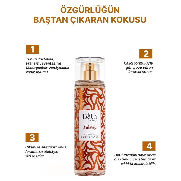 The Bath Factory Liberty 200 Ml Vücut Losyonu - Görsel 7