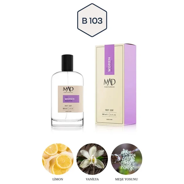 MAD B103 Selective 100 ml Kadın Parfüm - Görsel 8