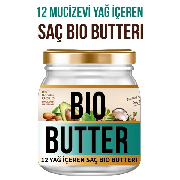 Bio Butter Saç Bakım Yağı 210 Ml Besleyici Ve Onarıcı Etki Doğal Yağ Karışımı İle Saçlarınıza Can Verin - Nemlendirici - Görsel 2