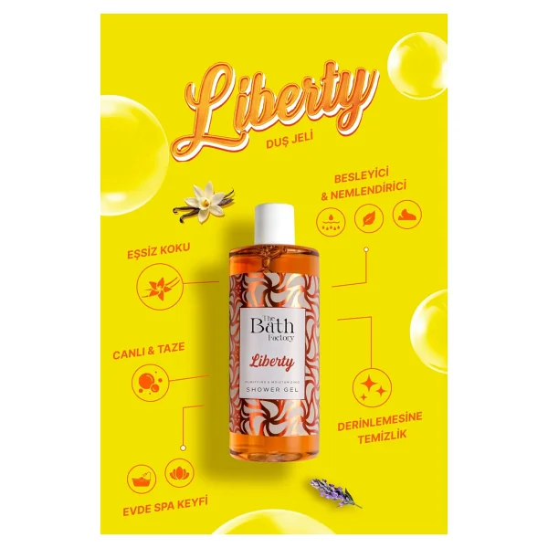 The Bath Factory Liberty Besleyici 400 Ml Duş Jeli - Görsel 7