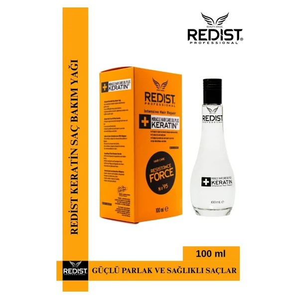 Redist Keratin Miracle Oil 100 Ml Saç Bakım Yağı - Görsel 10