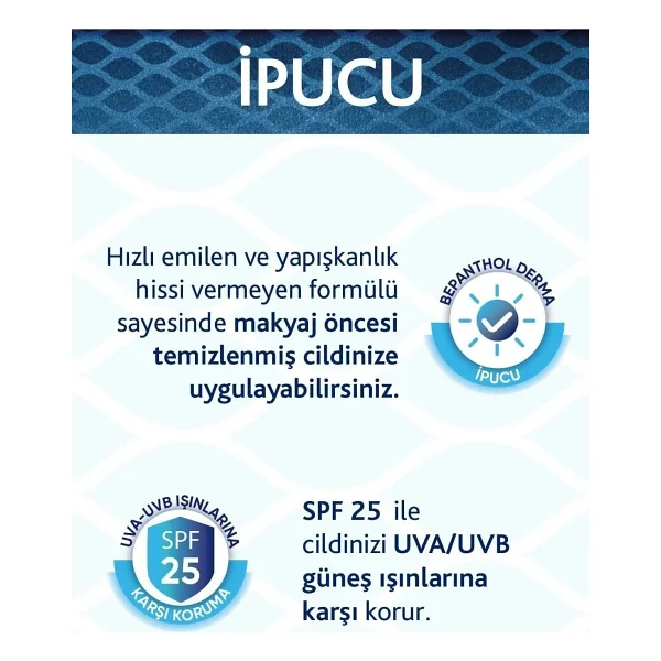 Bepanthol Derma Nemlendirici Spf25 Günlük Yüz Bakım Kremi & 5 Adet Yoğun Nemlendirici Losyon 10 Ml - Görsel 7