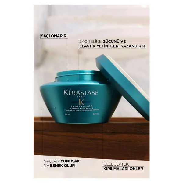 Kerastase Resistance Therapiste Çok Yıpranmış Saçlar İçin Maske 200 Ml - Görsel 6