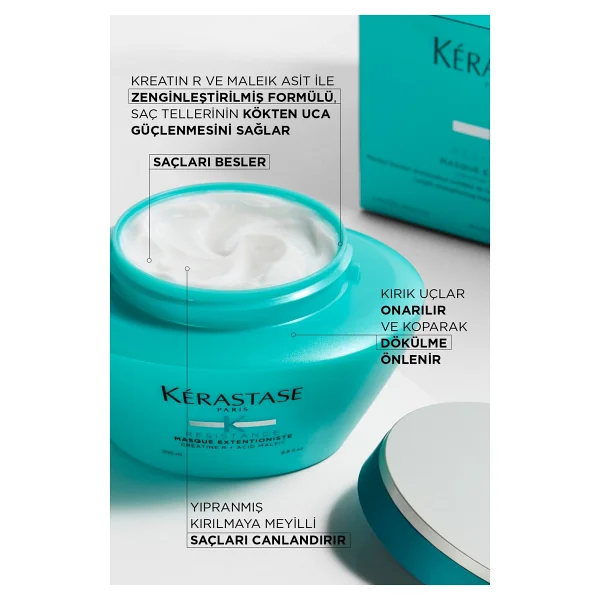 Kerastase Resistance Extentioniste 200 Ml Uzun Saçlar İçin Güçlendirici Ve Onarıcı Maske - Görsel 7