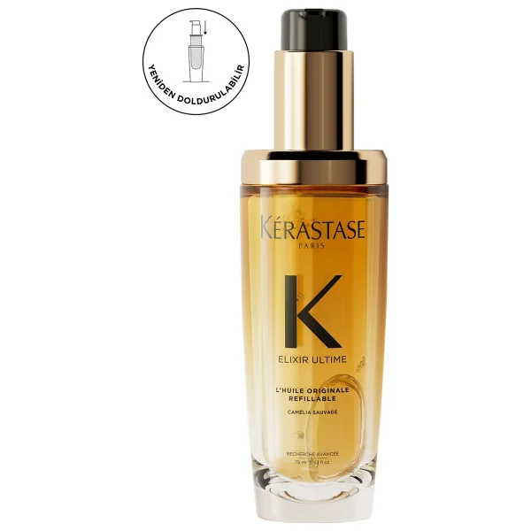 Kerastase Elixir Ultime L'huile Originale Refillable 75 Ml Saç Bakım Yağı - Görsel 10