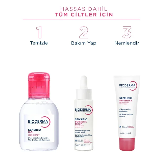 Bioderma Sensibio H2o 100 Ml Yüz Ve Makyaj Temizleme Suyu - Görsel 3