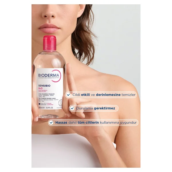 Bioderma Sensibio H2o 100 Ml Yüz Ve Makyaj Temizleme Suyu - Görsel 5
