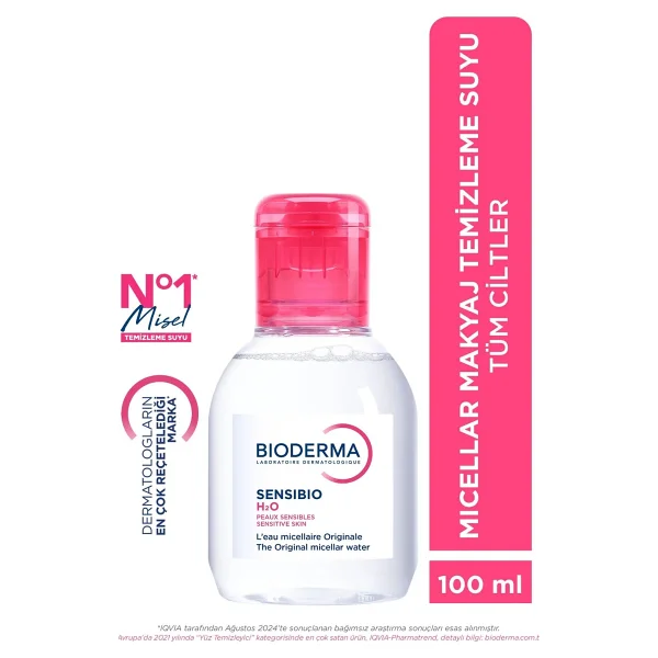 Bioderma Sensibio H2o 100 Ml Yüz Ve Makyaj Temizleme Suyu - Görsel 8