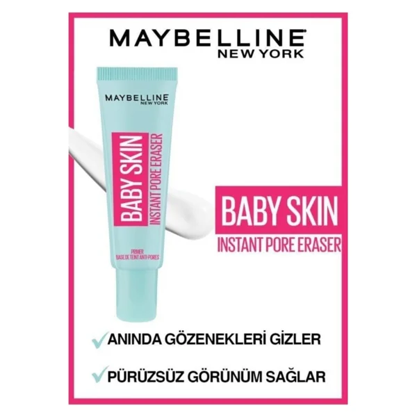 Maybelline New York Baby Skin Pore Eraser Gözenek Kapatıcı 22 Ml Makyaj Bazı - Görsel 4