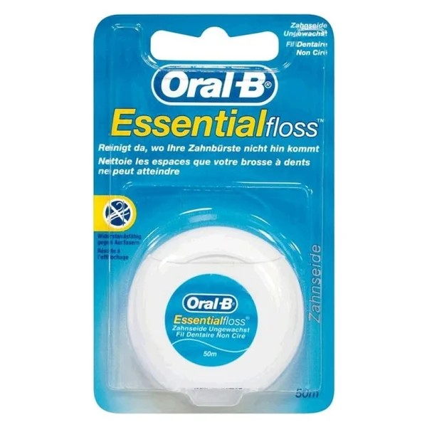 Oral-B Essential Floss Diş İpi 50 m Naneli Dayanıklı Liflerle Etkili Diş Arası Temizlik - Görsel 8