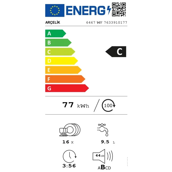 Arçelik 6467 Wf 6 Programlı Bulaşık Makinesi - Görsel 5