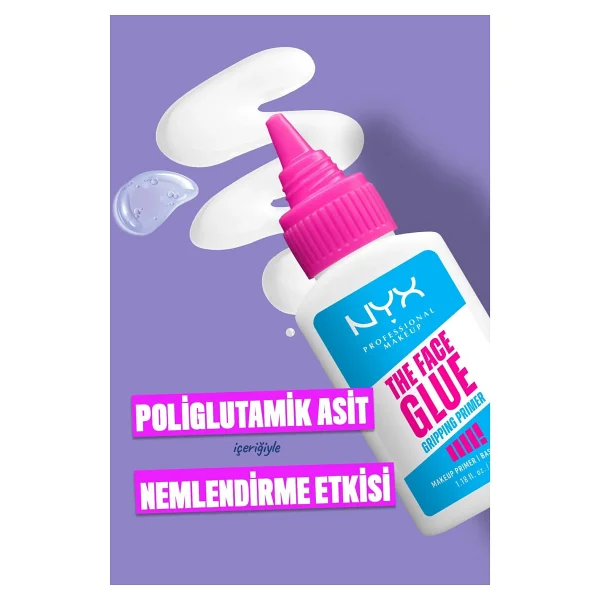 Nyx Professional Makeup Face Glue Nemlendirici 35 Ml Makyaj Bazı - Görsel 8