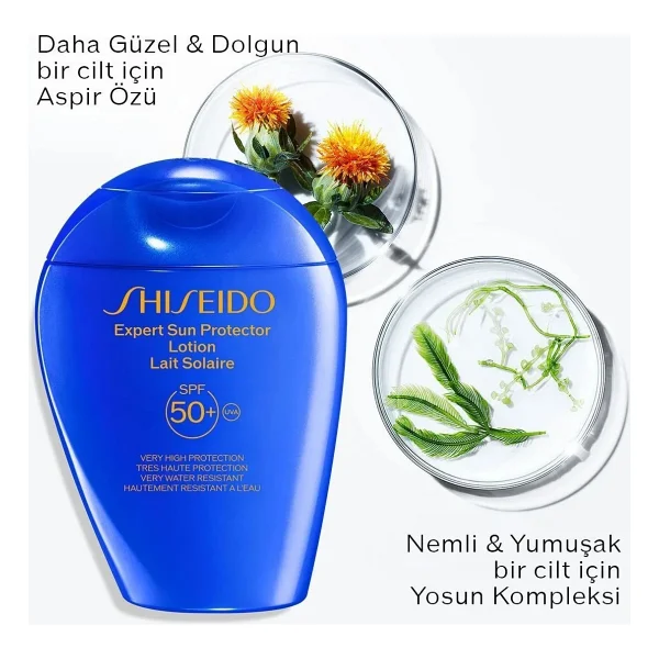 Shiseido Gsc Blue Expert Spf50+ Güneş Kremi 150 Ml Tüm Cilt Tipleri İçin Nemlendirici Koruma - Görsel 2