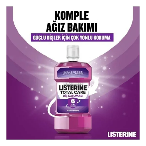 Listerine Total Care 1 Lt Gargara - Görsel 6