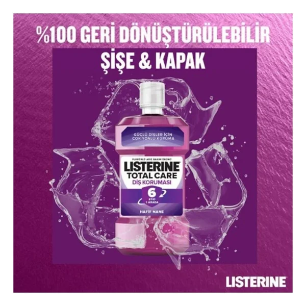 Listerine Total Care 1 Lt Gargara - Görsel 7
