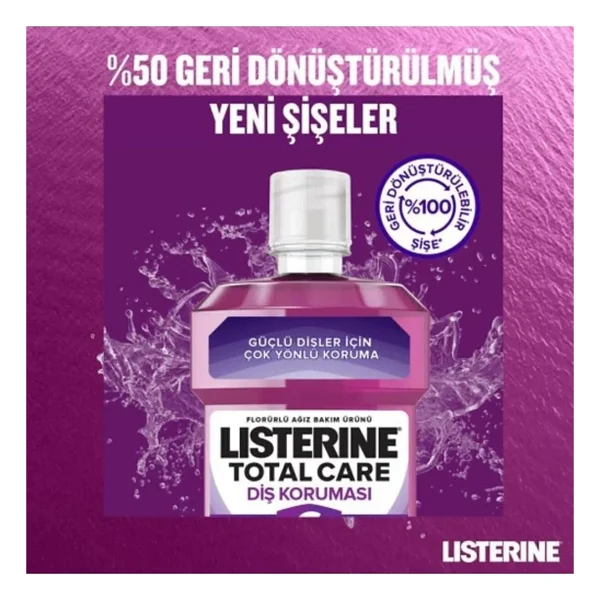 Listerine Total Care 1 Lt Gargara - Görsel 8
