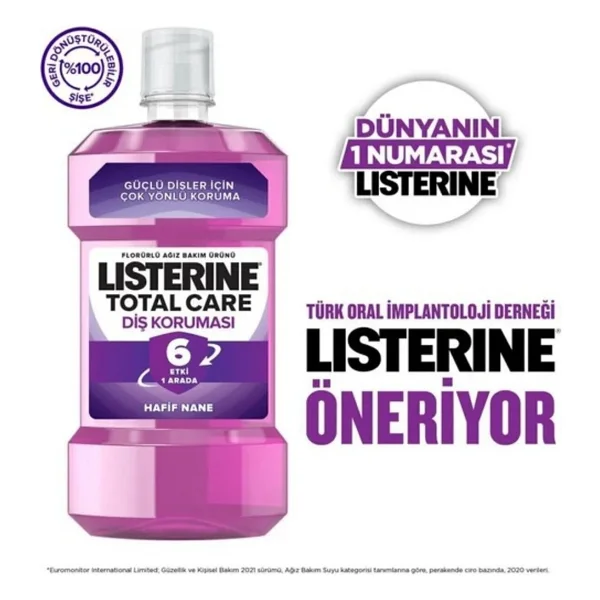 Listerine Total Care 1 Lt Gargara - Görsel 9
