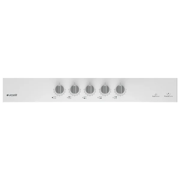 Arçelik Ocd K 752-2 Dwkyb Wok Gözlü Beyaz Cam Ankastre Ocak - Görsel 9