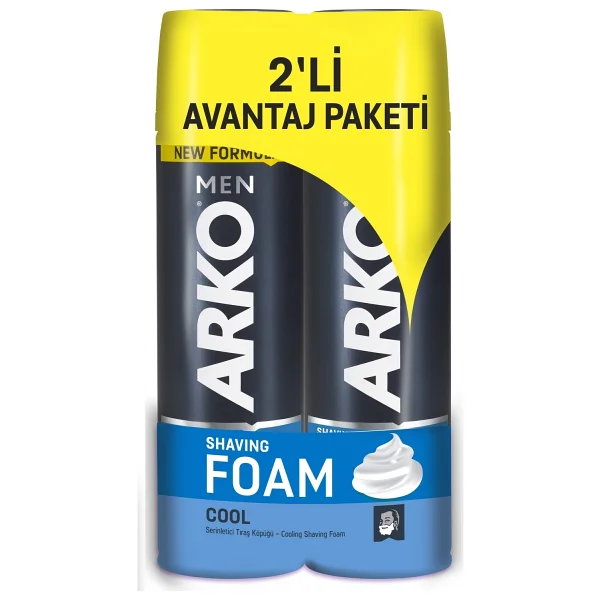 Arko Men Cool 200 Ml 2 Adet Tıraş Köpüğü - Görsel 5